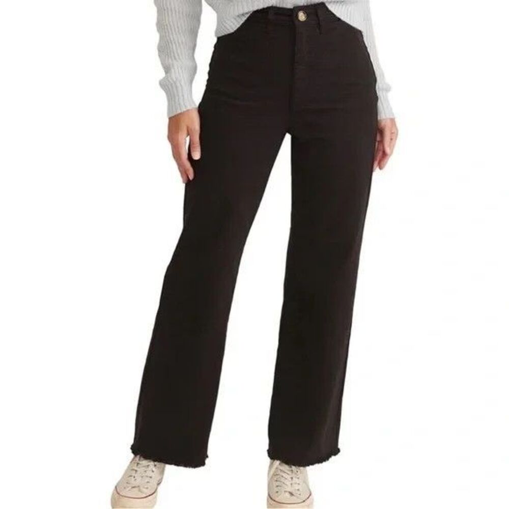 Marine Layer Black Full Length Bridget Pant